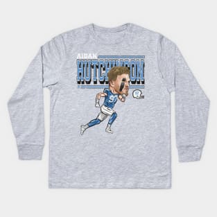 Aidan Hutchinson Detroit Cartoon Kids Long Sleeve T-Shirt